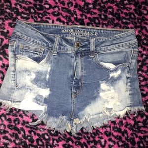 American eagle hi-rise shorts size 4